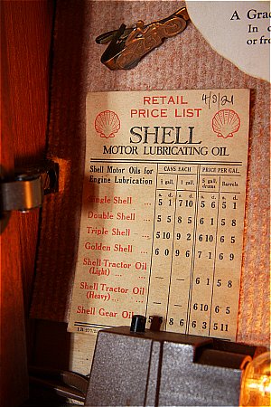 SHELL 1921 PRICE LIST - click to enlarge